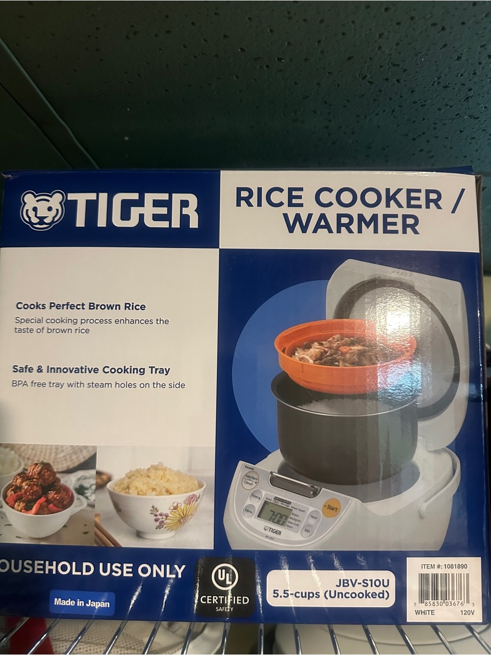 Tiger Rice Cooker / Warmer - White